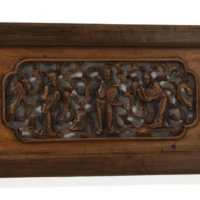 Long Antique Carved Panel For Sale - Image 4 of 10