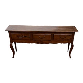 1900s French Walnut Dresser Base For Sale