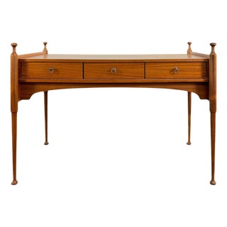 Italian Teak Desk from Fratelli Prosperio For Sale