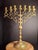 Large Antique 19th C. Eastern European Brass 7-Branch Temple Menorah 21.5" For Sale In Boston - Image 6 of 17