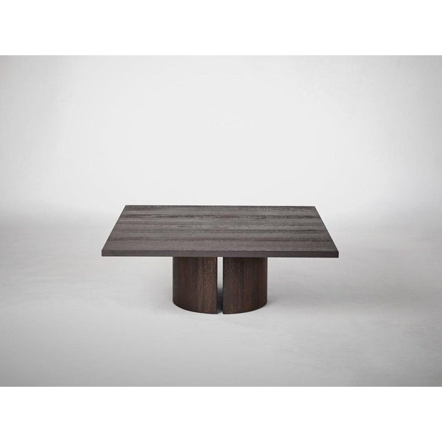 Aperta C1 120 American Walnut Square Coffee Table by Mokko Amsterdam For Sale - Image 6 of 7