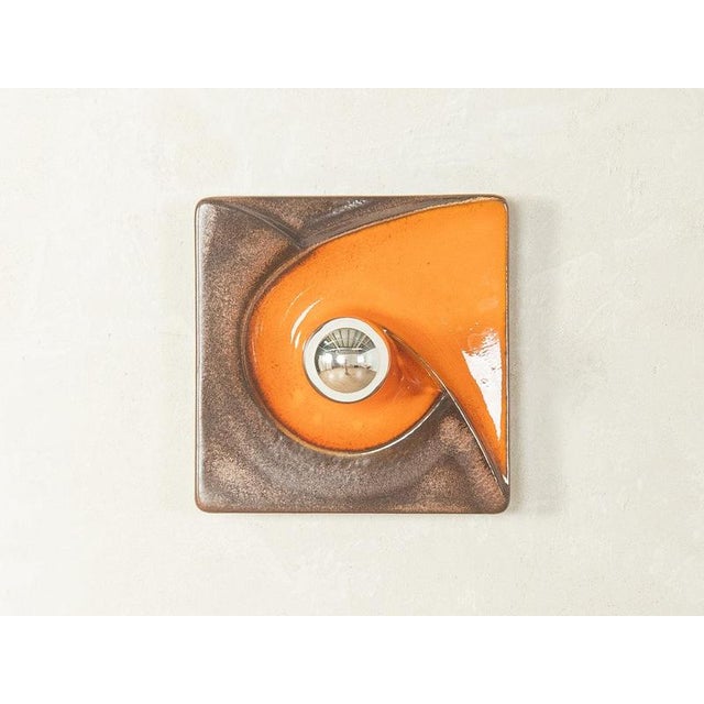 Glass Space Age Wall Sconce from Goebel For Sale - Image 7 of 11