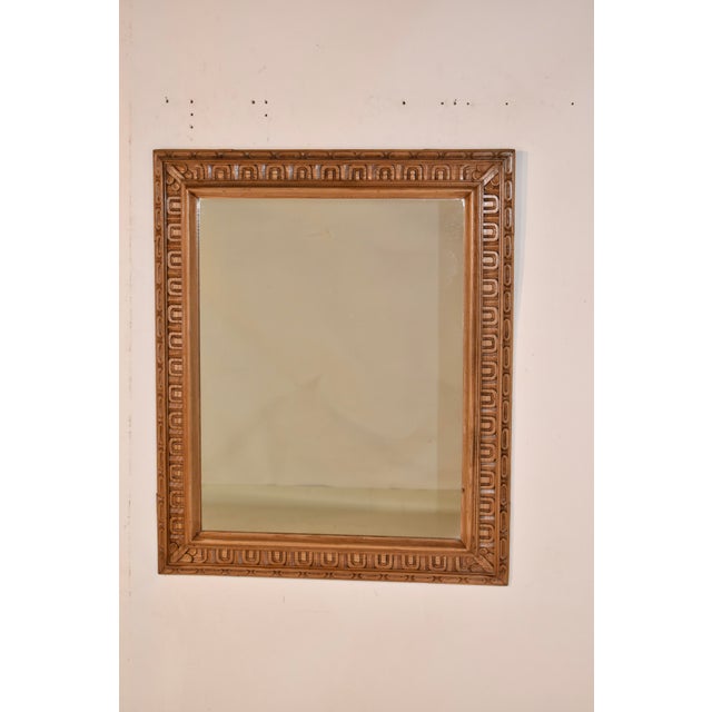English Late 18th/Early 19th Century Pitch Pine Mirror For Sale - Image 3 of 8