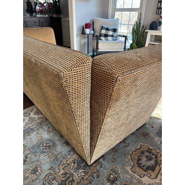 Authentic Designer Donghia Sofa - Vintage Style, High-End Quality For Sale - Image 12 of 13