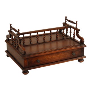 Late 20th Century English Regency Style Double Sided Table Book Stand (B) For Sale