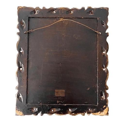 Vintage Baroque Italian Gilded Gold Mirror in Wood, 1960s For Sale - Image 6 of 8