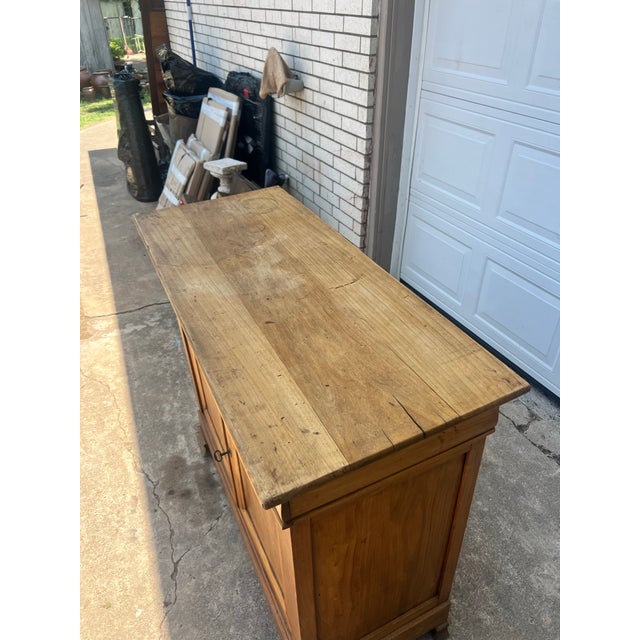 French 19th Century Louis Philippe Solid Walnut Two Door Buffet For Sale - Image 9 of 12