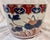Antique 13" Japanese Imari Porcelain Lotus Motif Jardiniere Planter For Sale - Image 4 of 14