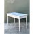 White Vintage Painted Wood Writing Desk For Sale - Image 8 of 12