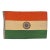 Small Vintage Wool Flag of India For Sale
