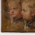 Wood Original Oil on Canvas Painting of Two Putti Cherubs, Denmark Circa 1840-60 For Sale - Image 7 of 11