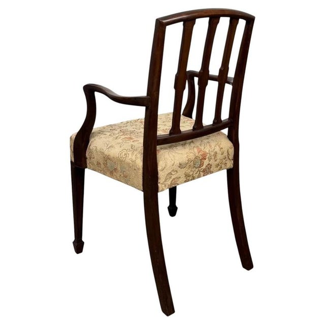 Antique Mahogany Dining Chairs, 1900s, Set of 6 For Sale - Image 9 of 11