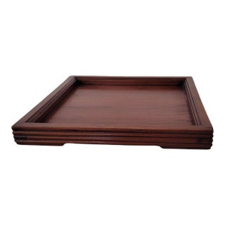 Late 19th Century Square Cornered Tea Tray For Sale