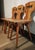 Folk Art Pine Wood Chairs, 1970s, Set of 3 For Sale - Image 15 of 15