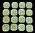 Art Deco Rare Shelley "Apple Green Star" 63 Piece China Tea Service — England, C. 1925–45 For Sale - Image 3 of 12