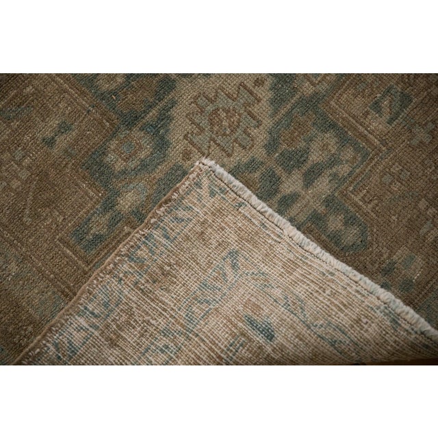 Textile Vintage Distressed Heriz Rug Runner - 3'5" x 10'8" For Sale - Image 7 of 11