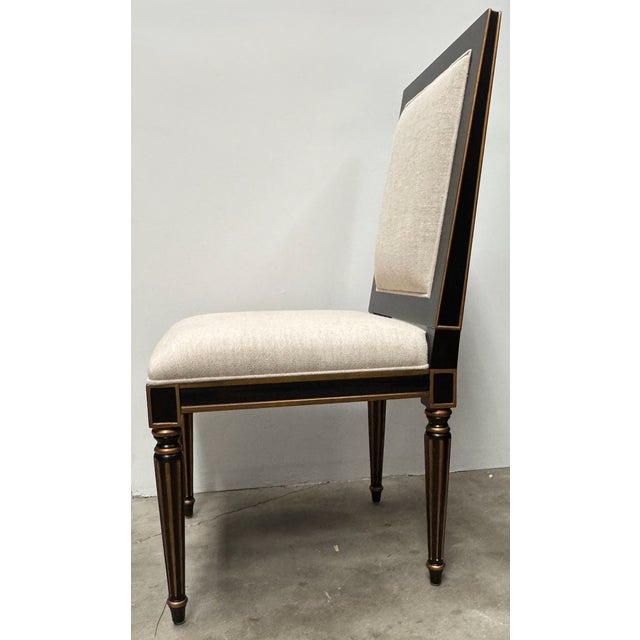 Traditional Regency Inspired Dining Chairs 10 Available For Sale - Image 3 of 7