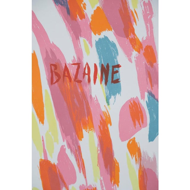 Jean-René Bazaine (1904-2001) Galerie Maeght: 1970 Exhibition Original color lithograph poster Signed in the plate On...