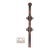 Vintage 9 In. Japanned Steel Surface Door Bolt For Sale