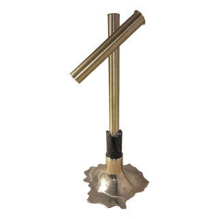 Adjustable Brass Table Lamp For Sale