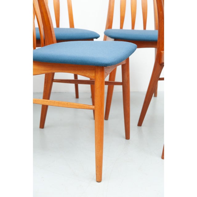 Eva Chairs in Teak by Niels Koefoed for Koefoed Hornslet, 1960s, Set of 8 For Sale - Image 6 of 18