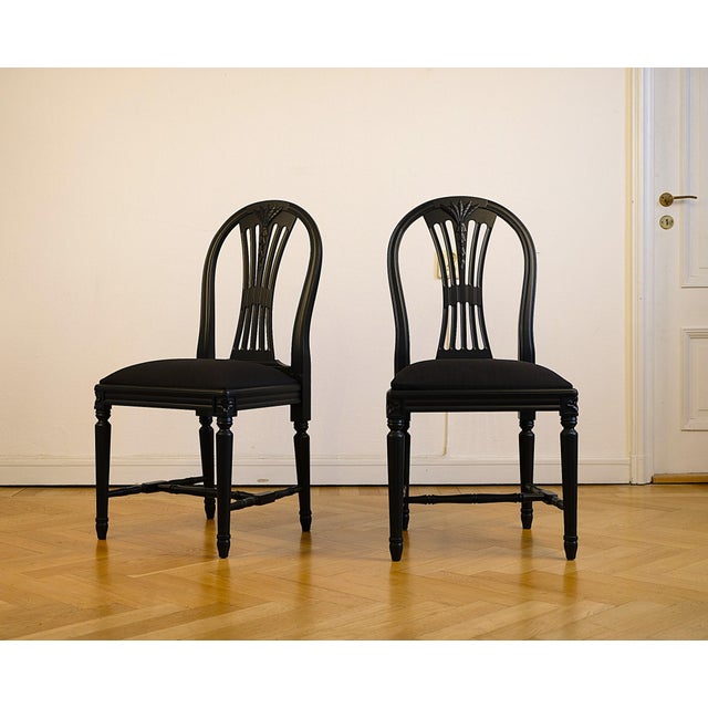 Swedish Gustavian Chairs, 1960s, Set of 2 For Sale - Image 4 of 8