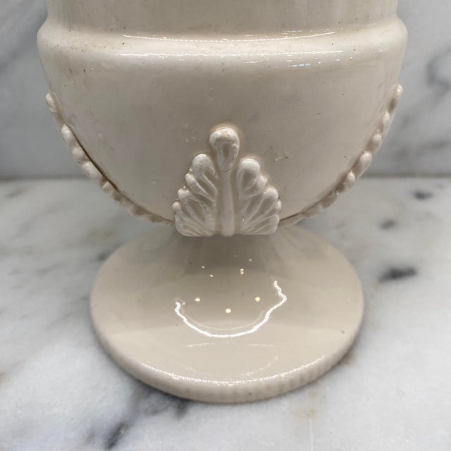 Antique Italian Apothecary Jar Venetian Porcelain Urn Large "Mirto" For Sale - Image 11 of 11