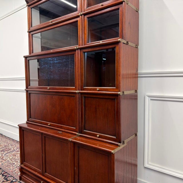 English Bookcase from Globe Wernicke For Sale - Image 11 of 18