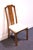 THOMASVILLE Tokaido Collection Burled Walnut Asian Modern Dining Side Chair 10821-813-814 41" High 19" Wide 21.75" Deep...