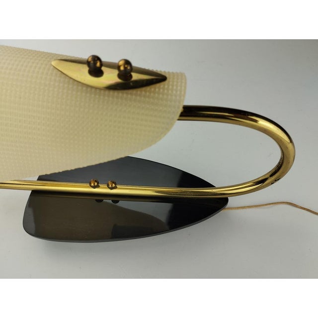 Black Mid-Century Plastic Wall Lamp, 1950s For Sale - Image 8 of 14