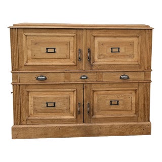 Antique Oak Notarys Cabinet, 1900s For Sale