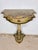20th Century Italian Polychrome Pedestal with Marble Top, 1950 For Sale - Image 8 of 10
