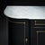 Black Classic Demilune, Louis XVI Style French Buffet, Ebonized, Circa 1920 For Sale - Image 8 of 9