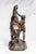 Neoclassical Style Antique Victorian Cast Metal Statue Man With Horse Equestrian Home Decor For Sale - Image 13 of 15