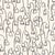 Sample - Baby Bells Wallpaper by Susan Hable in Black / Off White For Sale