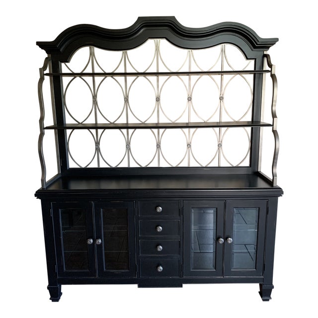 Farmhouse Style Black Baker's Rack Chairish