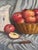 Framed Still Life Painting by Boise Artist Rob J. Nelson – Basket of Apples and Ceramic Pitcher For Sale - Image 4 of 12