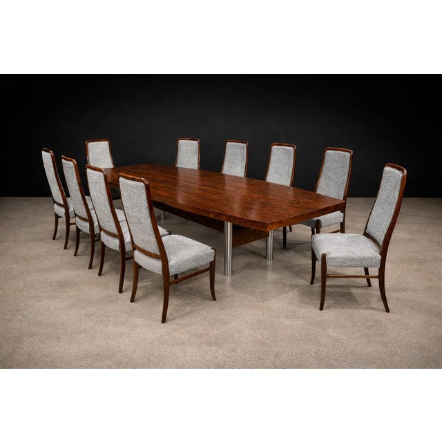 Designed in the 1960s by Sergio Rodrigues, this large dining and conference table belongs to the Beg family, a group of...