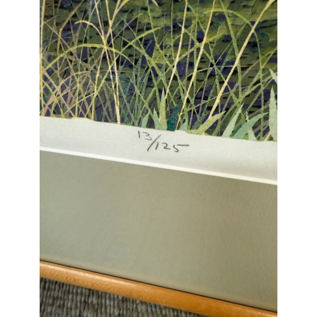 Gordon Mortensen "West Baker Park 1977" Woodcut Original, Signed For Sale - Image 4 of 12