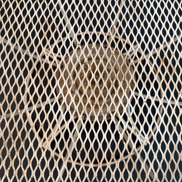 Metal Mid-Century Modern Woodard Sculptura Style Swivel Outdoor Coffee Table For Sale - Image 7 of 7