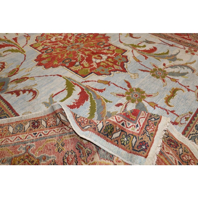 Late 19th Century Zabihi Collection Sultanabad Rug For Sale - Image 4 of 7
