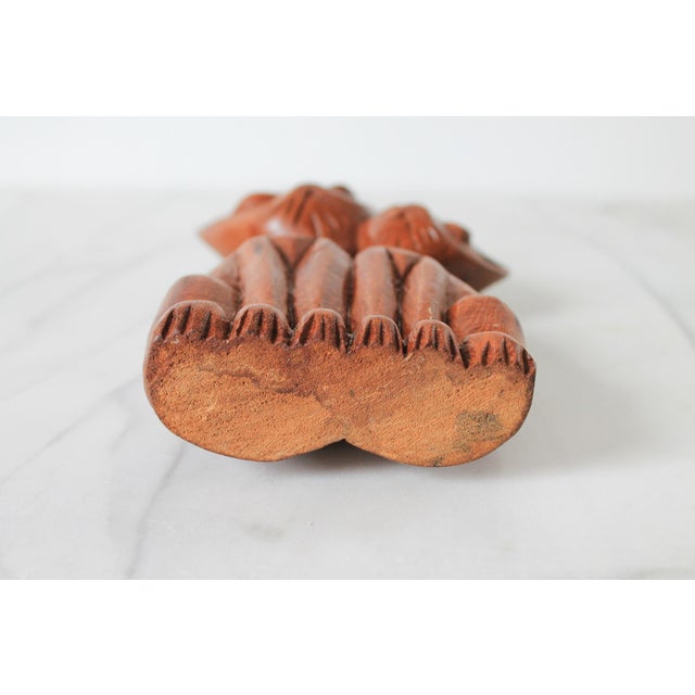 Mid-Century Siamese Cats Wood Sculpture For Sale - Image 9 of 10