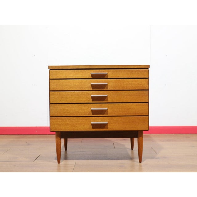 Brown Mid Century Modern Vintage Teak Short Dresser Drawers by White and Newton For Sale - Image 8 of 14