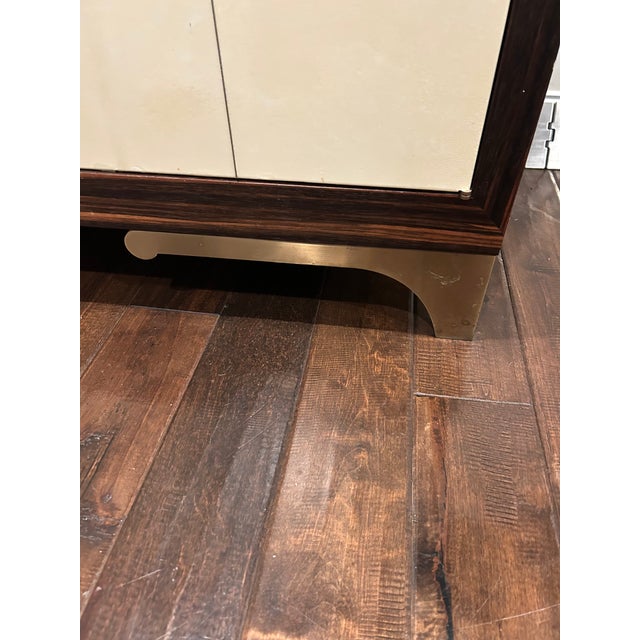 Newell Design Studio Gazelle Modern Macassar and Parchment Sideboard For Sale - Image 12 of 17