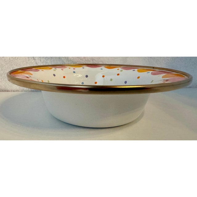 Illustration 1980s MacKenzie-Childs Musical Crickets Children's Enamel Bowl, Retired For Sale - Image 3 of 3