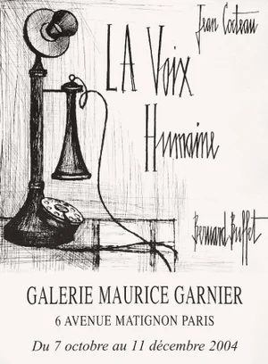 2004 Bernard Buffet La Voix Humaine Poster