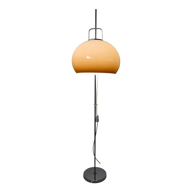 Lucerna Floor Lamp by Luigi Massoni for Guzzini, Italy, 1970s For Sale