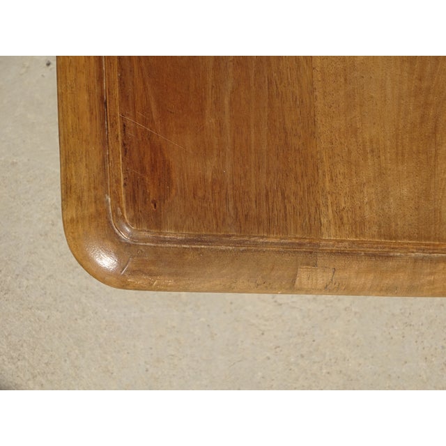 Antique Square Walnut Pedestal Table, 1800s For Sale - Image 14 of 18