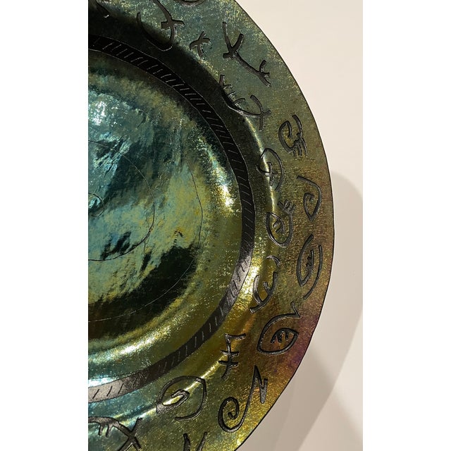 1994 Lynn Latimer Iridescent Art Glass Bowl For Sale - Image 4 of 8