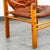 Mid Century Danish Modern Lounge Chair Safari Brown Leather Arm Sling Vintage For Sale - Image 10 of 12